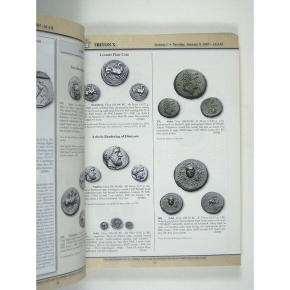 Triton X Auction Catalog January 9 to 10 2007 NY International Numismatic PPB - Picture 5 of 11
